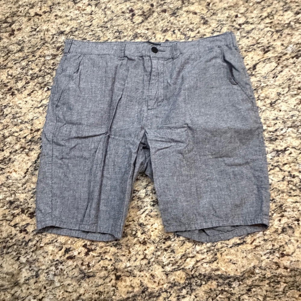 PacSun Los Angeles Mens Grey Cotton Casual Shorts Size 36